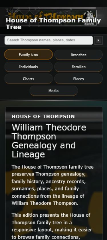 Screenshot of House of Thompson